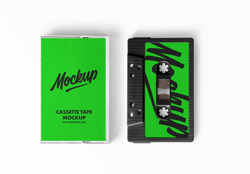 Premium Cassette Tap Mockup