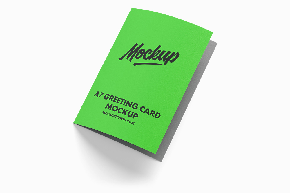 A4 Greeting Card Mockup