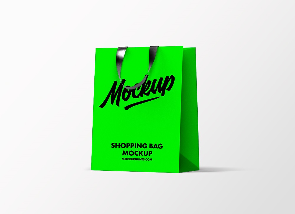 Premium Shopping Bag Mockup