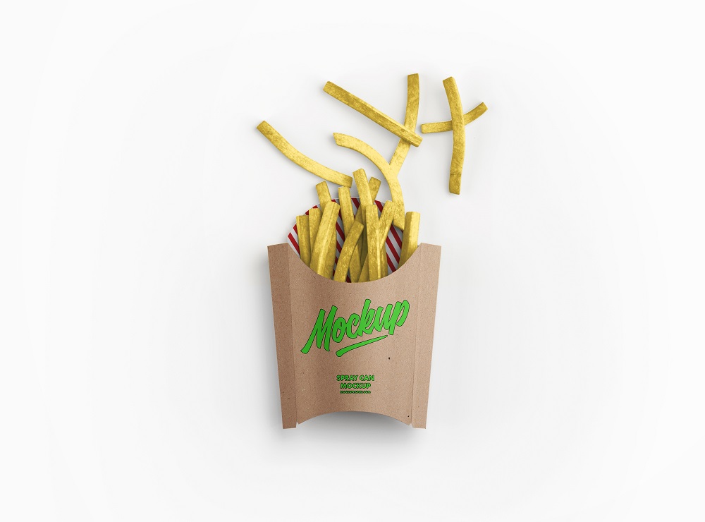 Fries Box Mockups