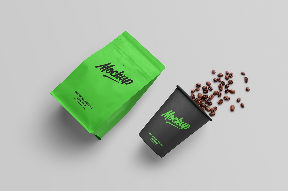 Premium Coffee Packaging Mockups