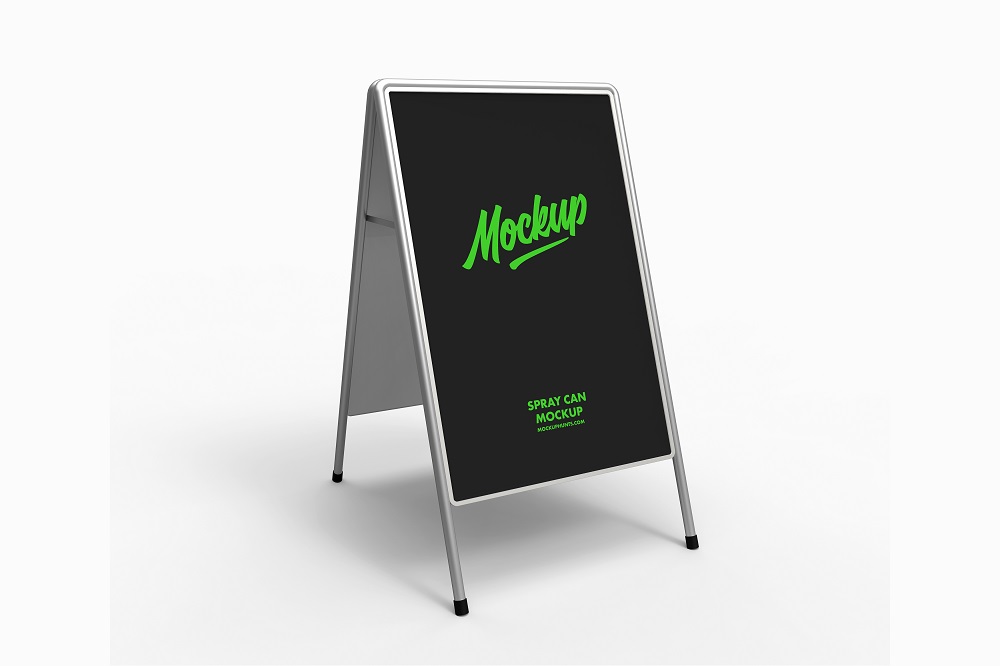 Premium Foldable A-Stand Mockups