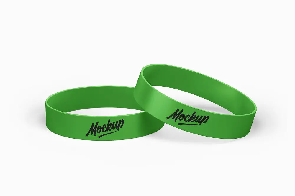 Premium Wristbands Mockup - Mockup Hunts