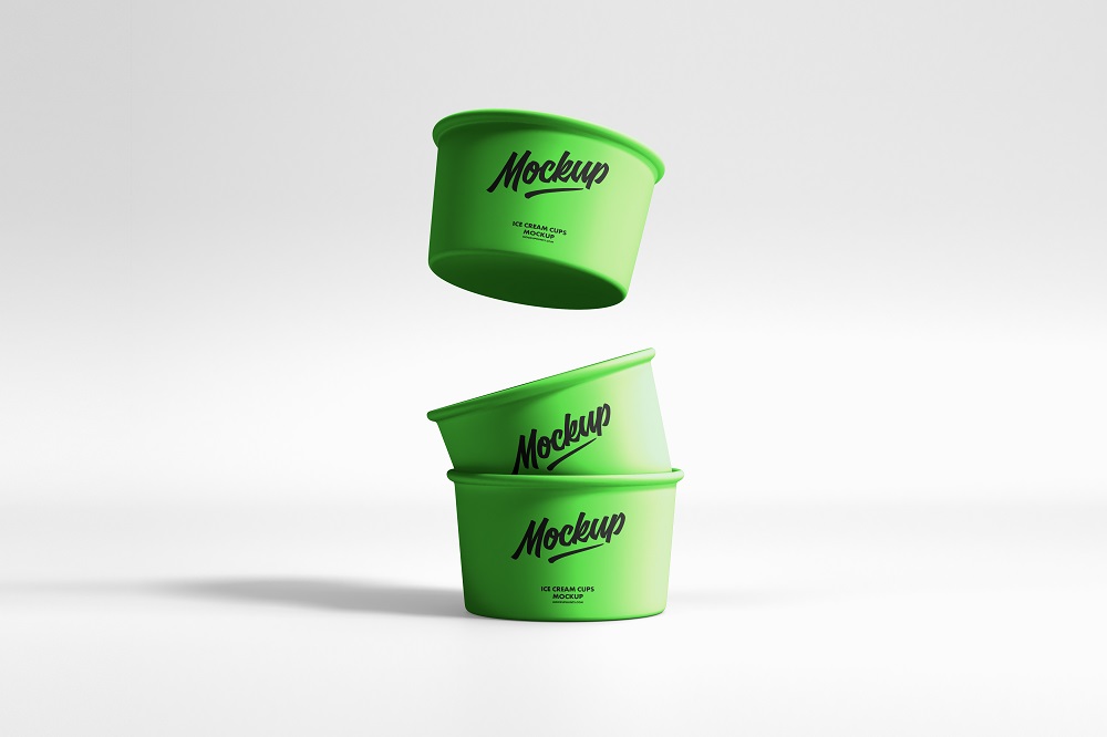 Ice Cream Cups Mockups
