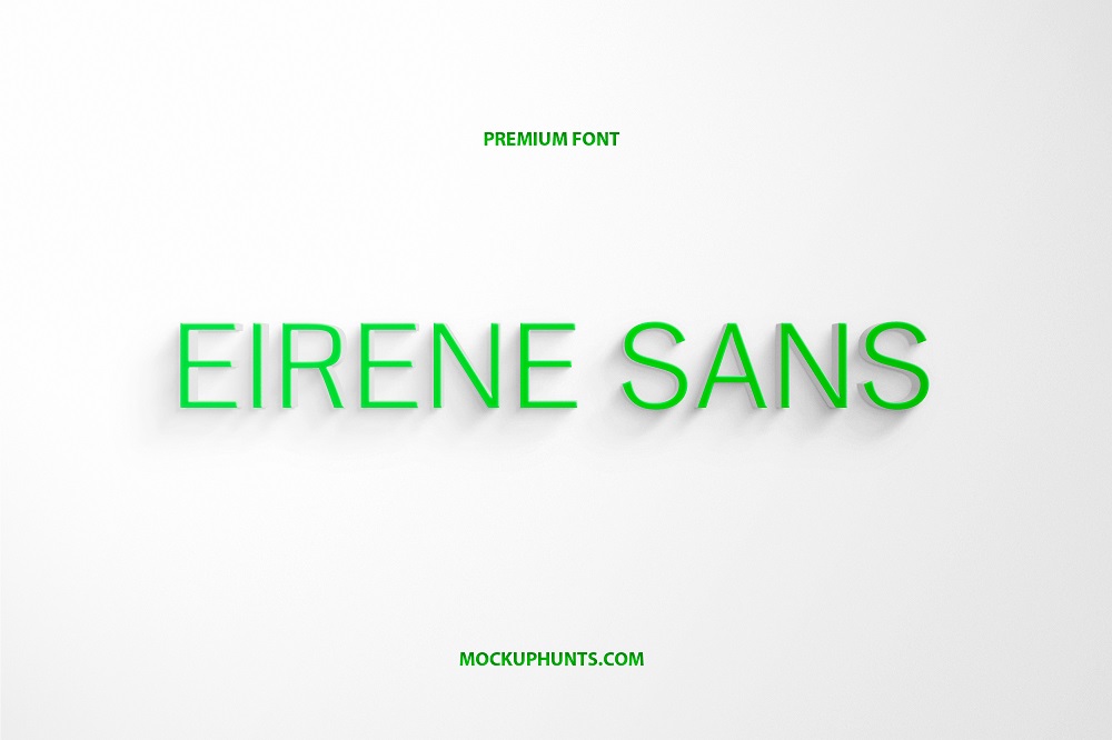 Premium Eirene Sans Font Family