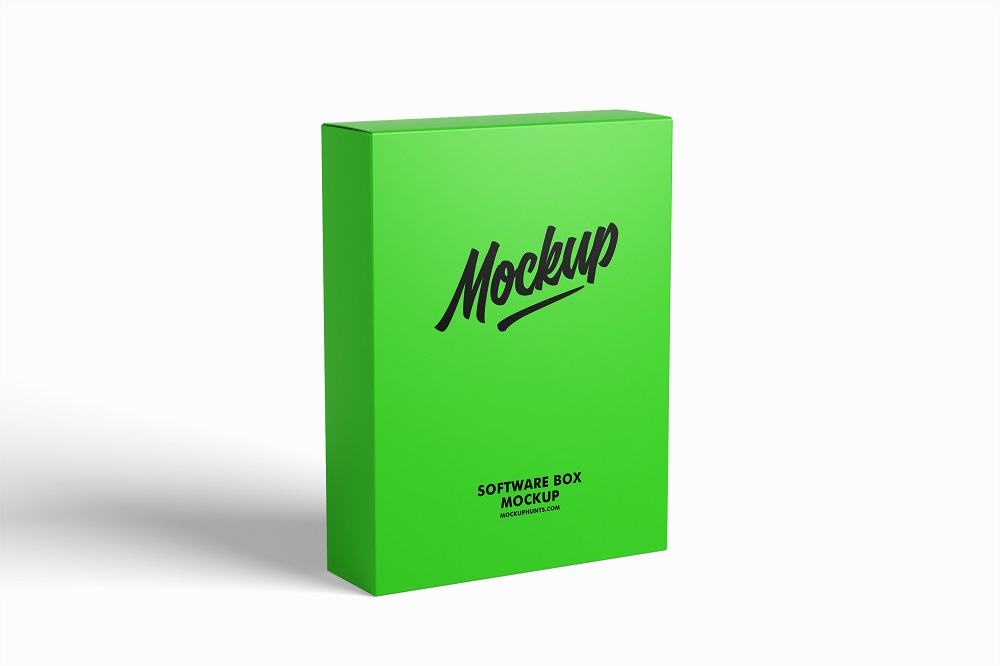 Premium Software Box Mockup